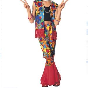 Girl’s Flower Power Hippie Costume✨